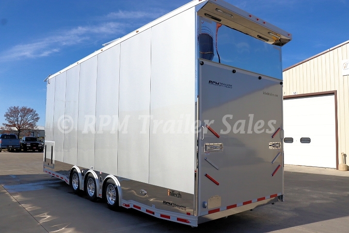 28 ft Custom Aluminum Stacker Trailer 1-sca42-1000