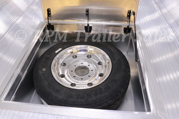 28 ft Custom Aluminum Stacker Trailer 37-sca58-1000