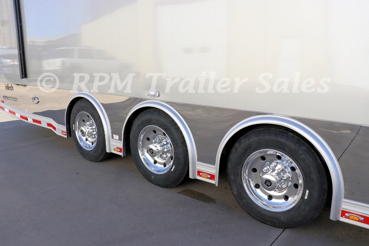 28 ft Custom Aluminum Stacker Trailer 6-sca44-1000