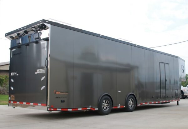 42′ Custom Aluminum Race Trailer with Bathroom Package