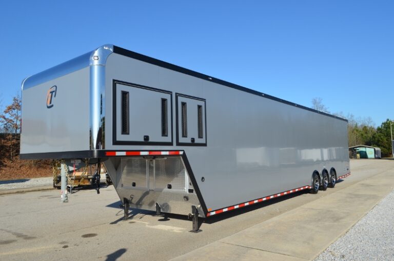 48' inTech Custom Aluminum Race Car Trailer