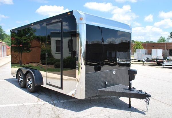 16′ Custom inTech Aluminum Motorcycle Trailer