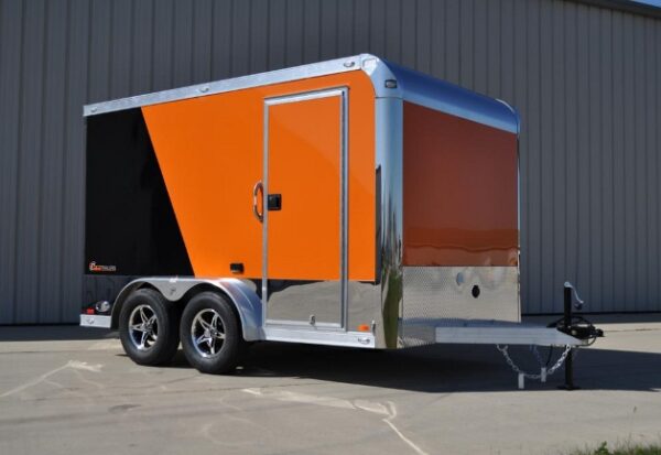 12′ Custom inTech Motorcycle Trailer