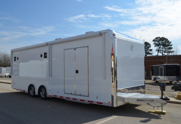 28′ Custom inTech aluminum Race Car Trailer