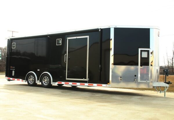 30′ Custom Aluminum Snowmobile Trailer