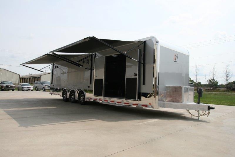 34' Custom Aluminum Race Car Trailer