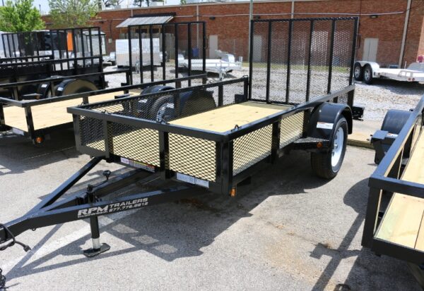 5 x 10 Heavy Duty Utility Trailer with 14″ Mesh Sides