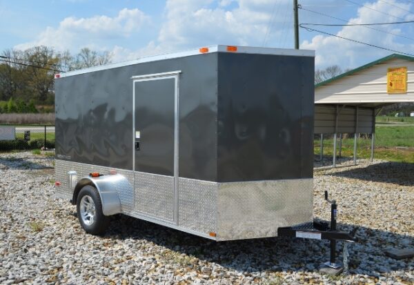 6 x 12 Charcoal Gray Motorcycle Trailer