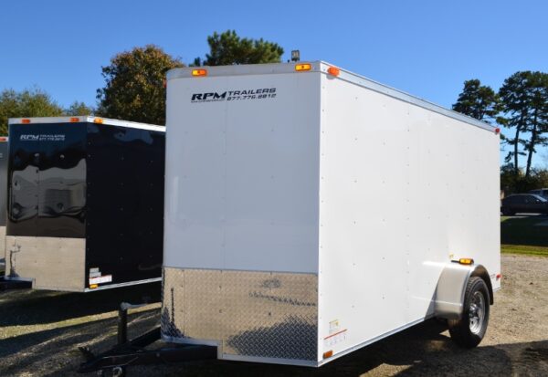 6 x 12 Enclosed V- Nose Cargo Trailer