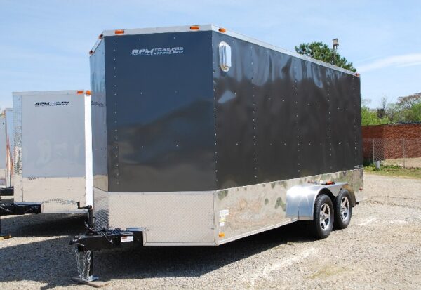 7 x 16 Enclosed Cargo Trailer with Extra Height