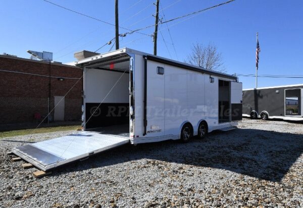 24′ Custom Aluminum Motorsports Trailer