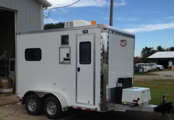 7 x 12 Fiber Optic Splicing Trailer