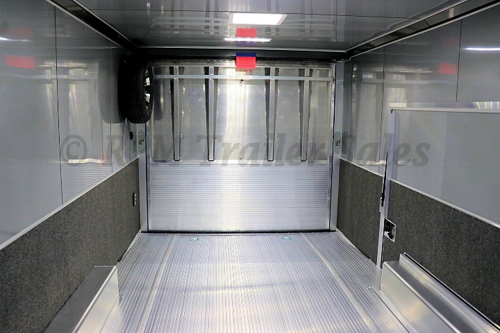 24 ft. Aluminum Race Car Trailer with Full Access Escape Door 14-sca54-1000