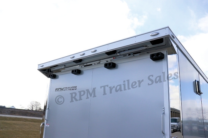 24 ft. Aluminum Race Car Trailer with Full Access Escape Door 7-sca47-1000