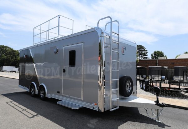 24′ Custom inTech Aluminum Car / Motorcycle Trailer