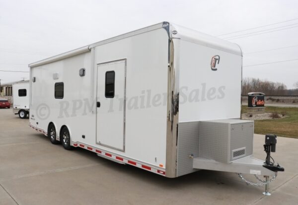 28′ Custom Aluminum Race Trailer with Bathroom Package