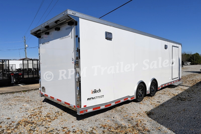 28 ft. Aluminum Car Hauler with Full Access Door 4-sca43-1000