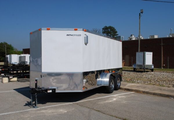 14′ V-Nose Cargo / Motorcycle Trailer