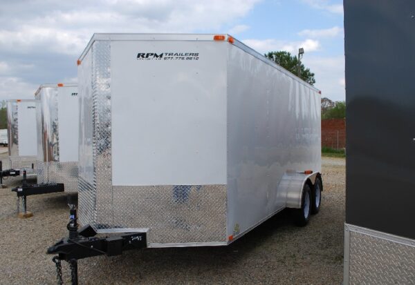 7 x 16 Enclosed V-Nose Cargo Trailer