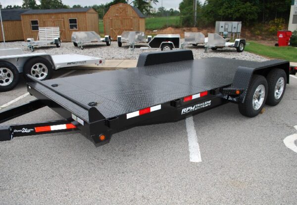 20′ Car Trailer with Solid Steel Deck