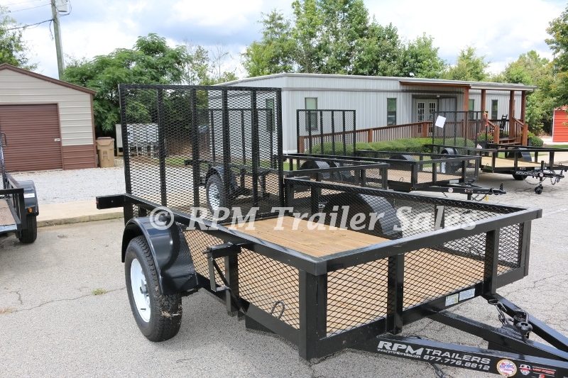 5 x 8 Heavy Duty Utility Trailer with 14 inch High Mesh Sides 0-sca1-1000