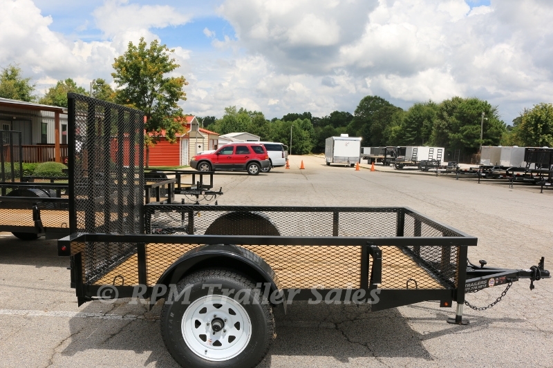 5 x 8 Heavy Duty Utility Trailer with 14 inch High Mesh Sides 2-sca42-1000