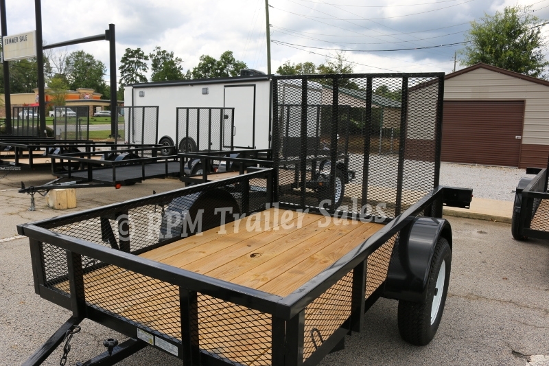 5 x 8 Heavy Duty Utility Trailer with 14 inch High Mesh Sides 7-sca47-1000