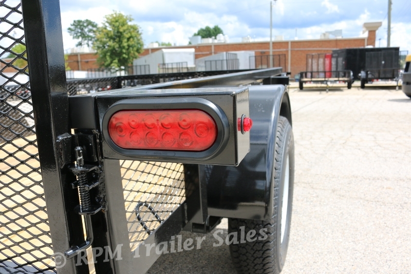 5 x 8 Heavy Duty Utility Trailer with 14 inch High Mesh Sides 9-sca49-1000