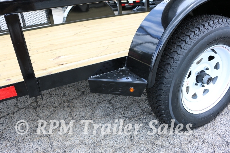 6 x 12 Heavy Duty Utility Trailer with Side Gate 10-sca50-1000