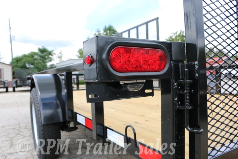 6 x 12 Heavy Duty Utility Trailer with Side Gate 11-sca51-1000