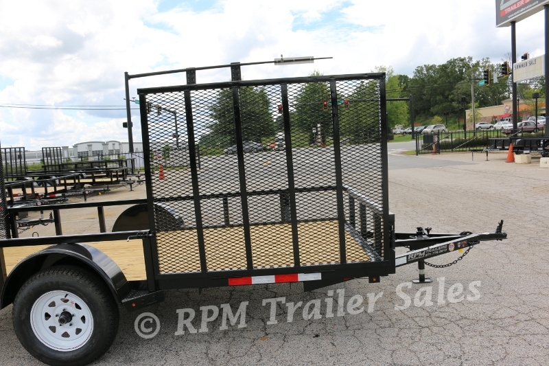 6 x 12 Heavy Duty Utility Trailer with Side Gate 13-sca53-1000