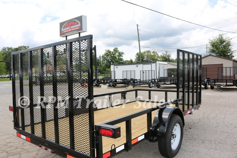 6 x 12 Heavy Duty Utility Trailer with Side Gate 4-sca44-1000
