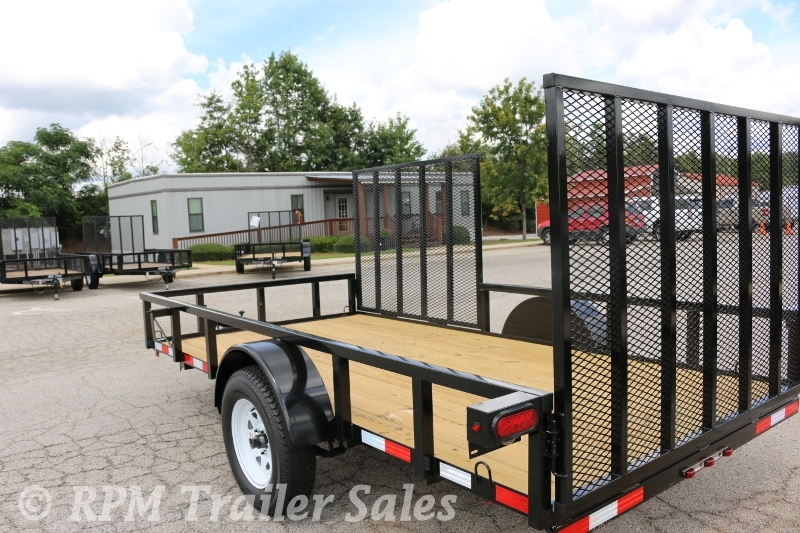 6 x 12 Heavy Duty Utility Trailer with Side Gate 6-sca46-1000