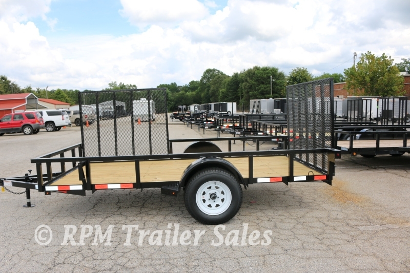 6 x 12 Heavy Duty Utility Trailer with Side Gate 7-sca47-1000