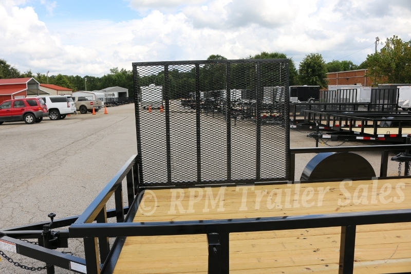6 x 12 Heavy Duty Utility Trailer with Side Gate 9-sca49-1000