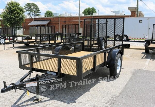 5 x 10 Open Utility Trailer with 14″ High Mesh Sides