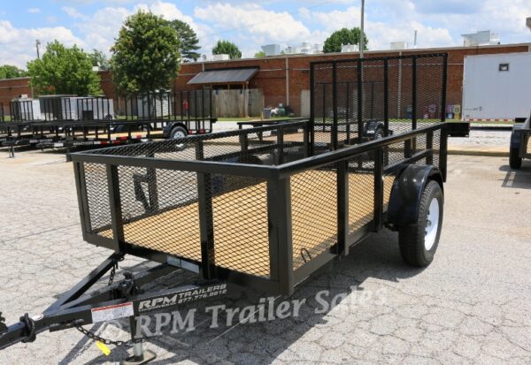 5′ x 10′ Open Utility Trailer with 24″ High Mesh Sides