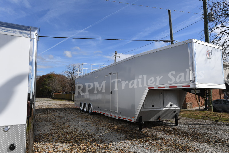42' Aluminum Gooseneck Race Trailer 0