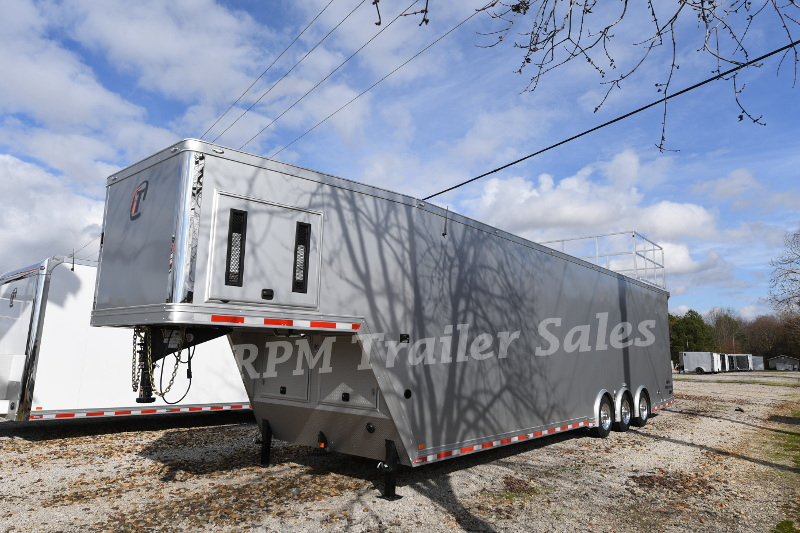 42' Aluminum Gooseneck Race Trailer 1
