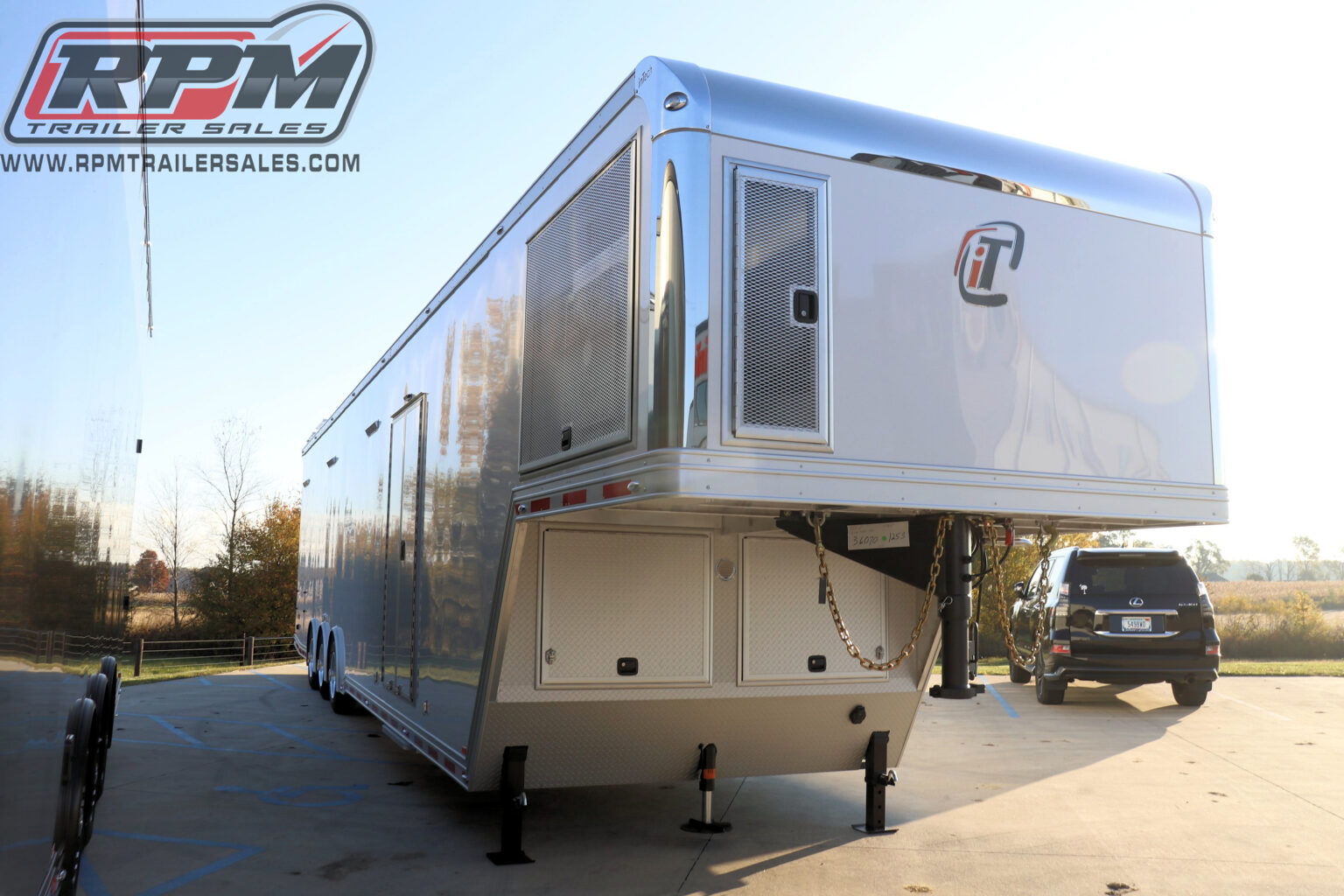 44' inTech Aluminum Gooseneck Trailer
